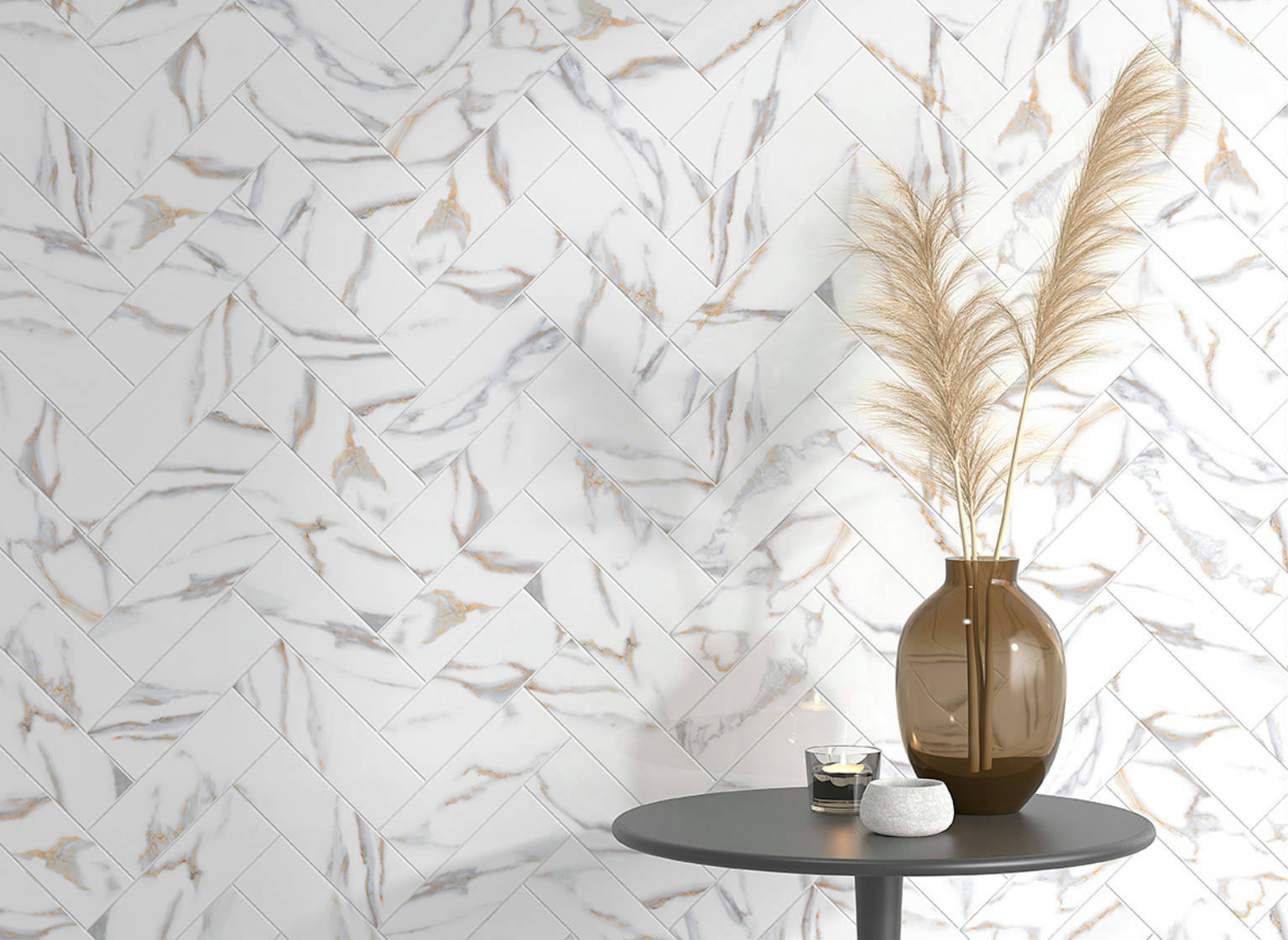 Calacatta 3x9" Calacatta | Aromaz Home