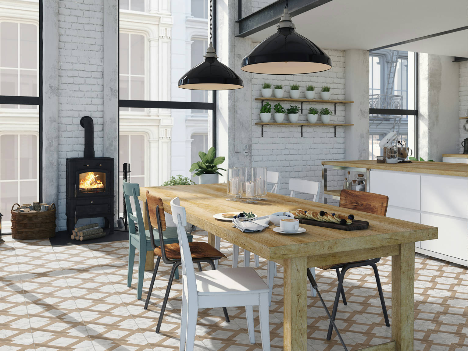 Intarsio Pisa 10x10 0 | Aromaz Home