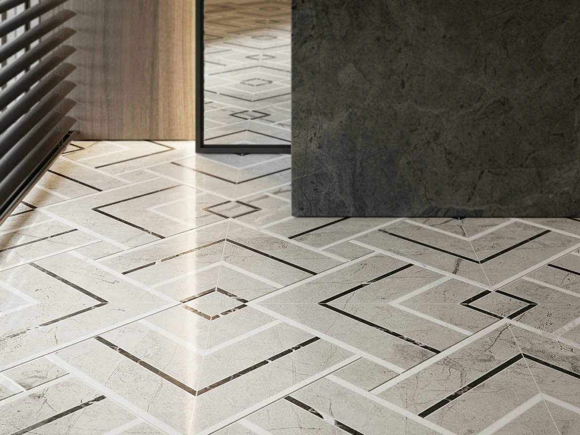 Luxury Roma Argento Picco Mosaic 3 | Aromaz Home