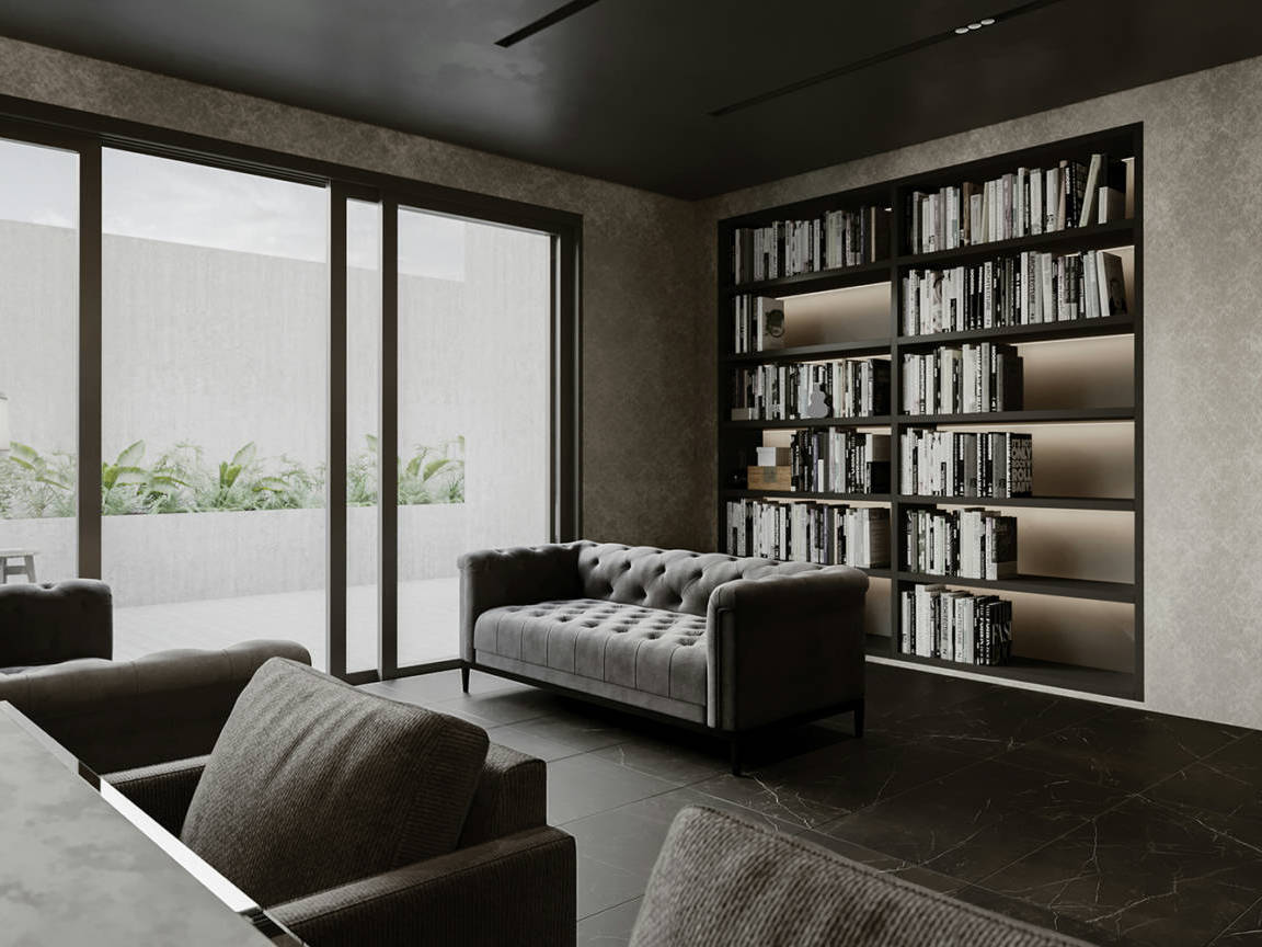 Luxury Tivoli Nero 24x48 2 | Aromaz Home