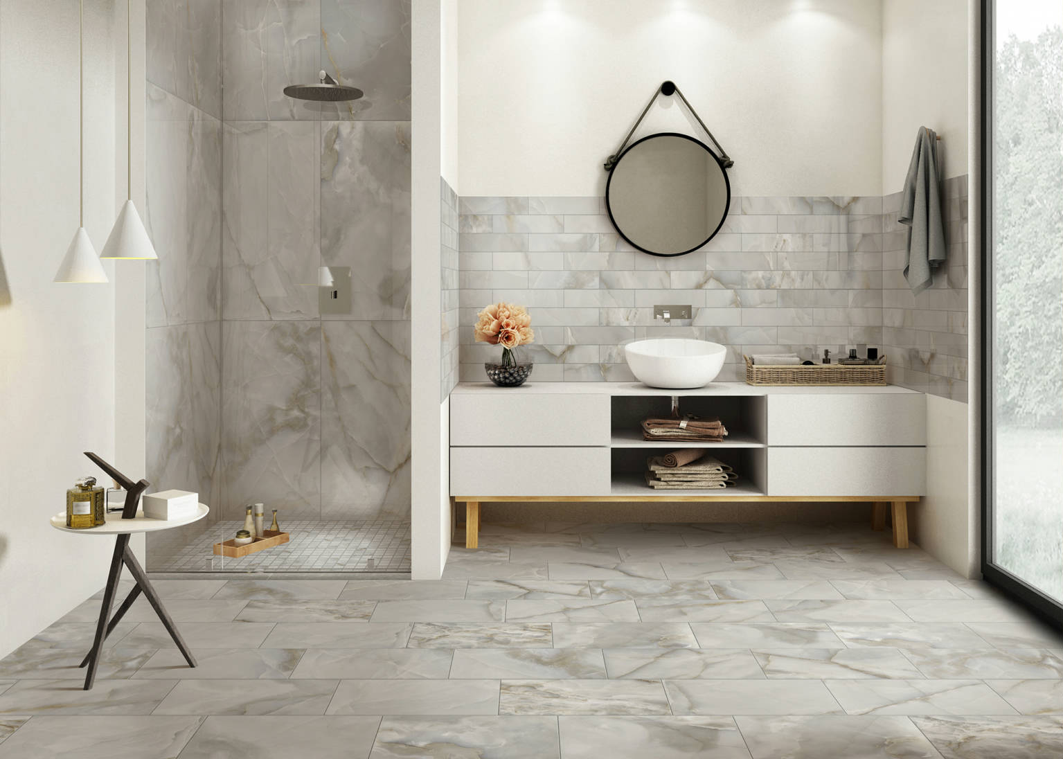 Magical Dark Grey Polished 24x48 | Aromaz Home