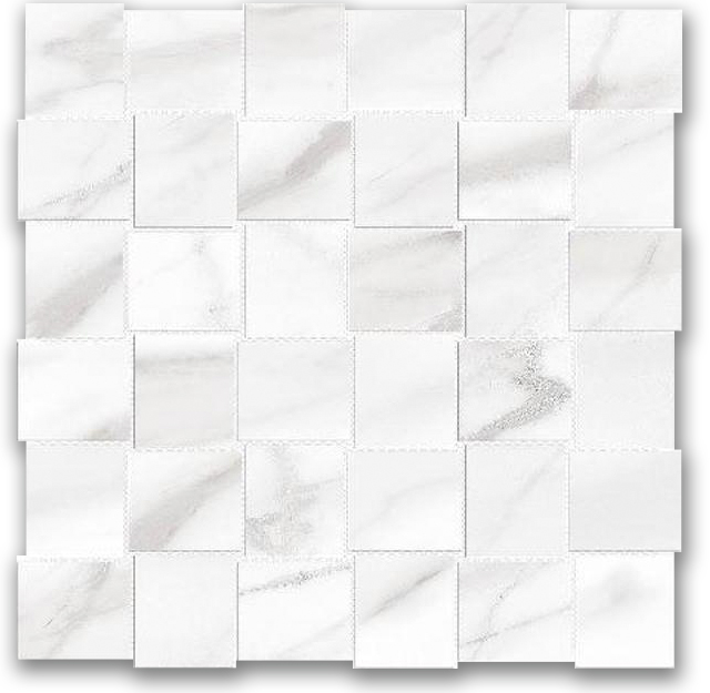 Polished 2X2 Infatuation Basketweave Mosaic | Aromaz Home