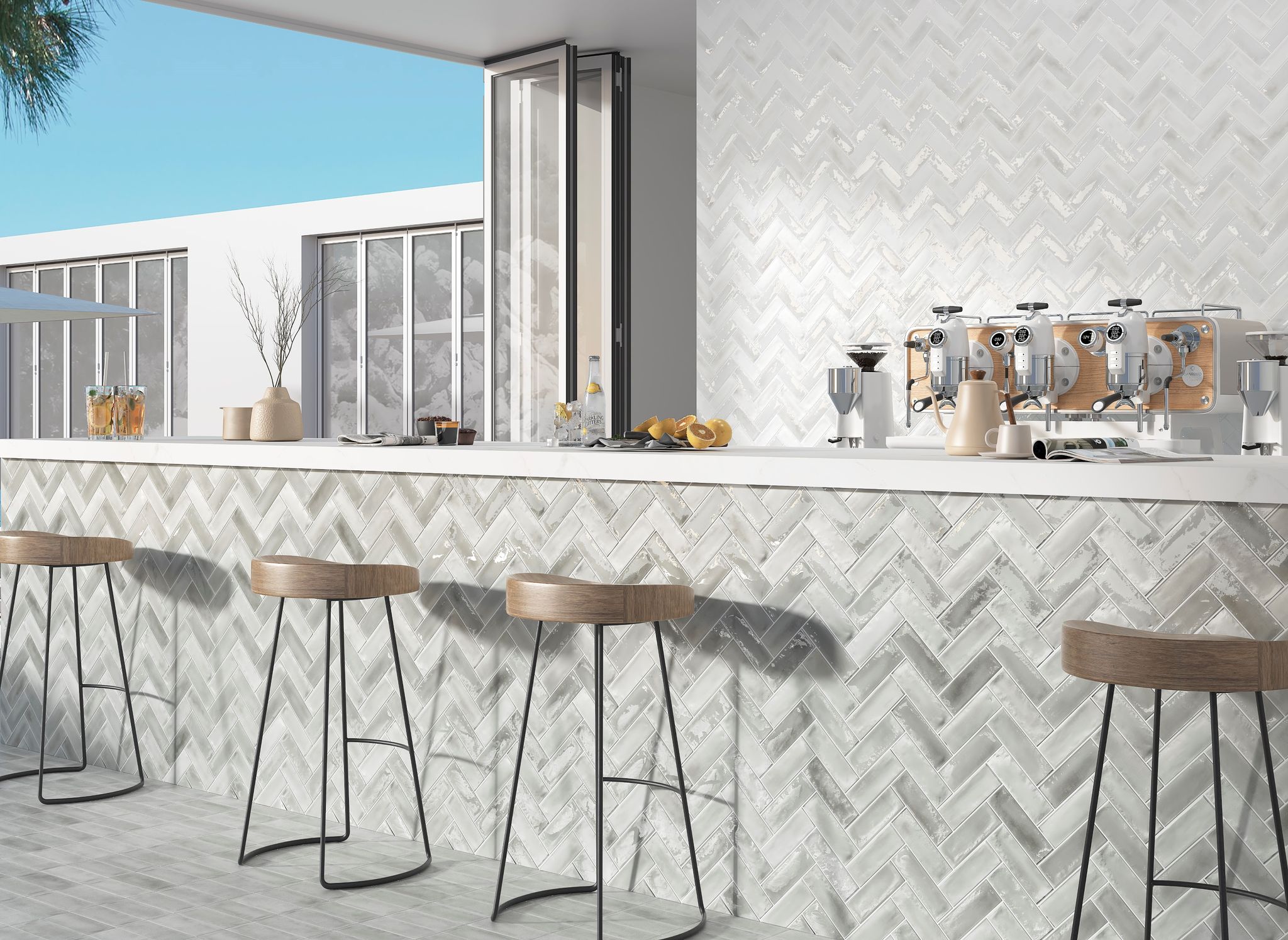 Aruba White Matt 2x6 | Aromaz Home