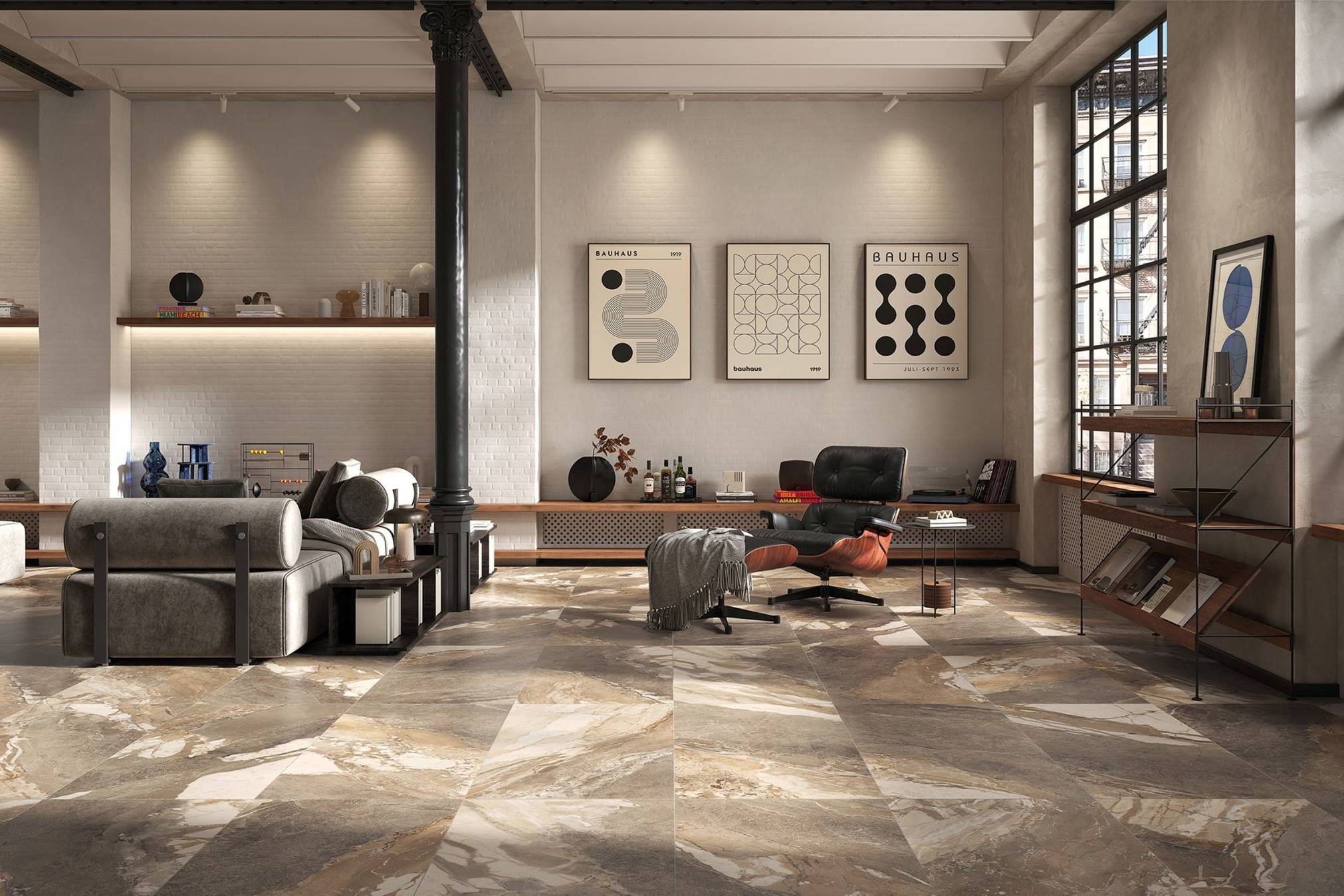 Dynasty Taupe Polished/Matte 24x48 1 | Aromaz Home
