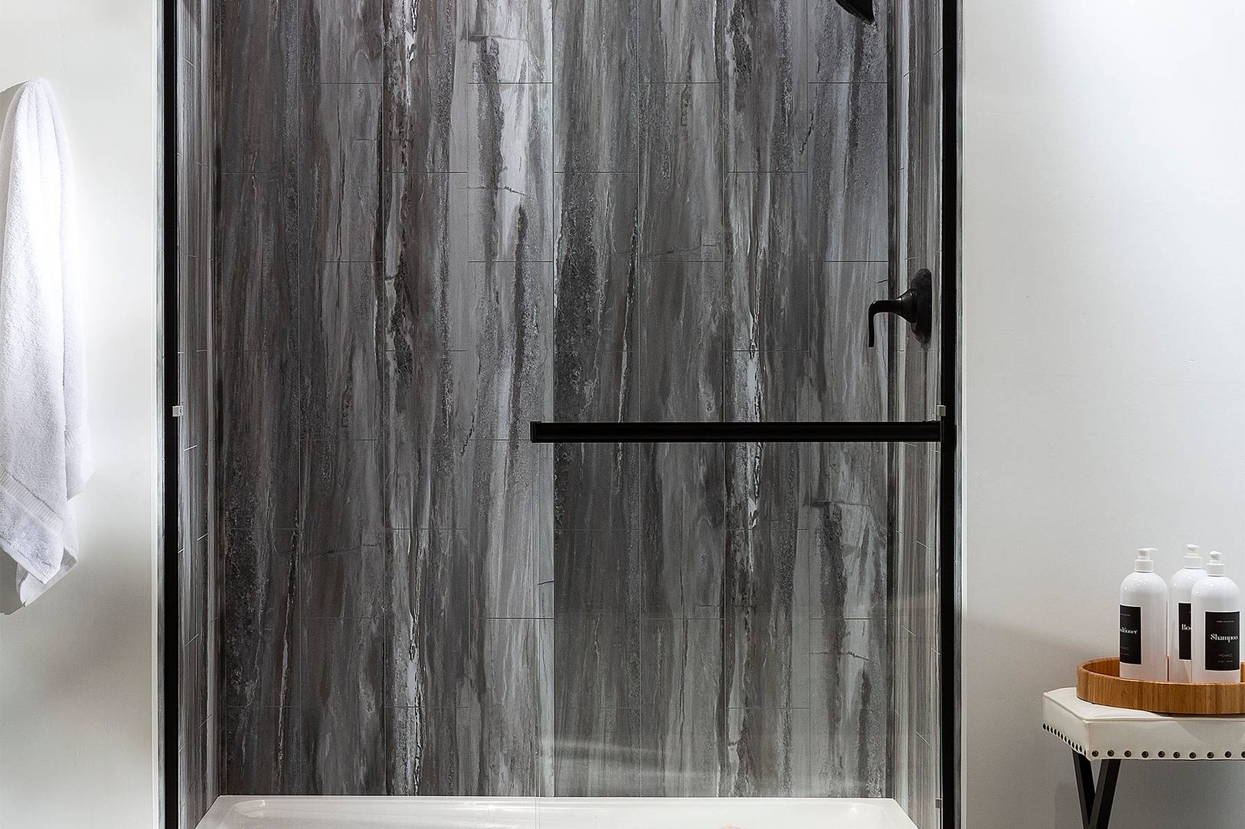Hermitage Granite Shower Wall Kit 32x60x78 | Aromaz Home