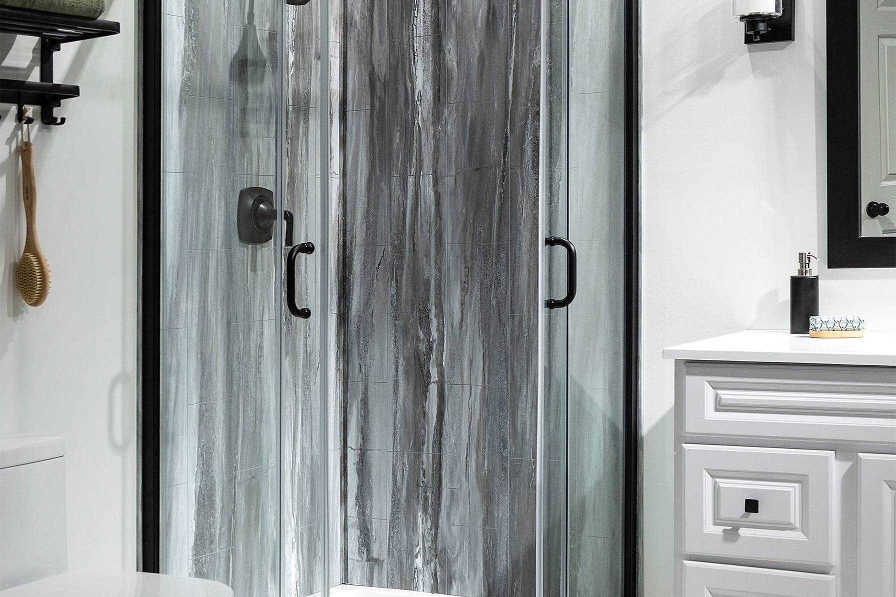 Hermitage Granite Shower Wall Kit 36x60x78 | Aromaz Home