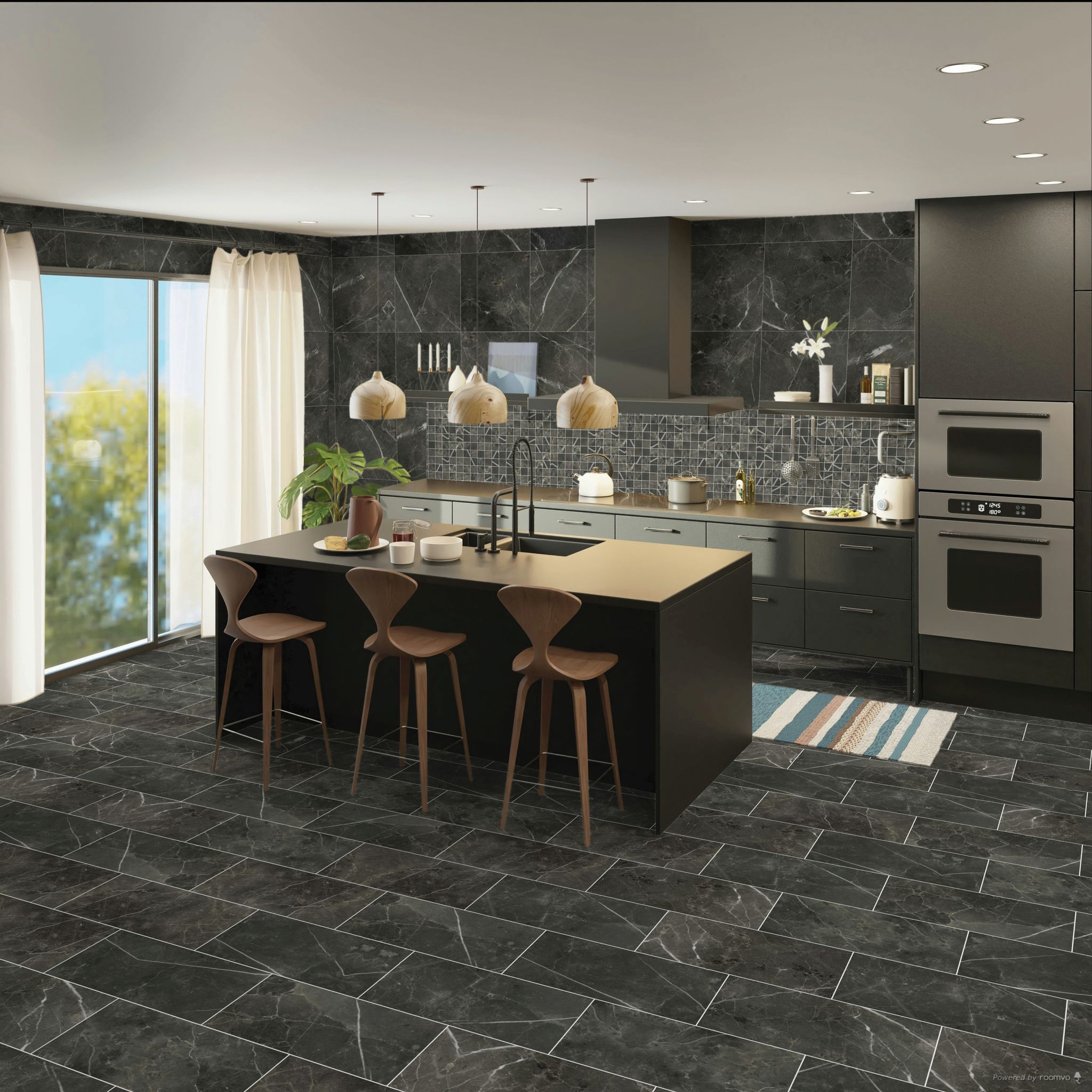 Florence 12X24F Carbon Matte | Aromaz Home