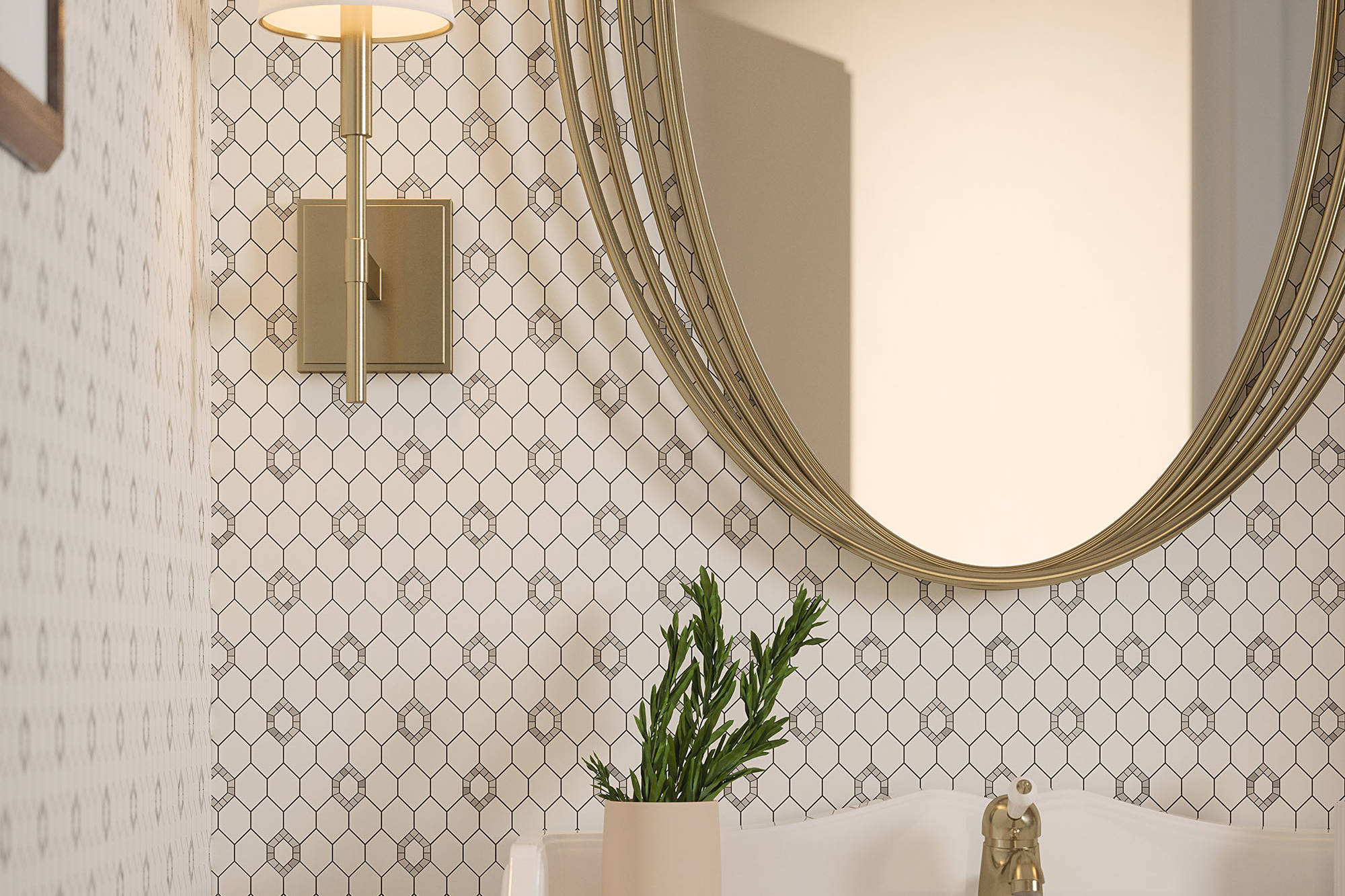 Daffodil Grey Mosaic | Aromaz Home