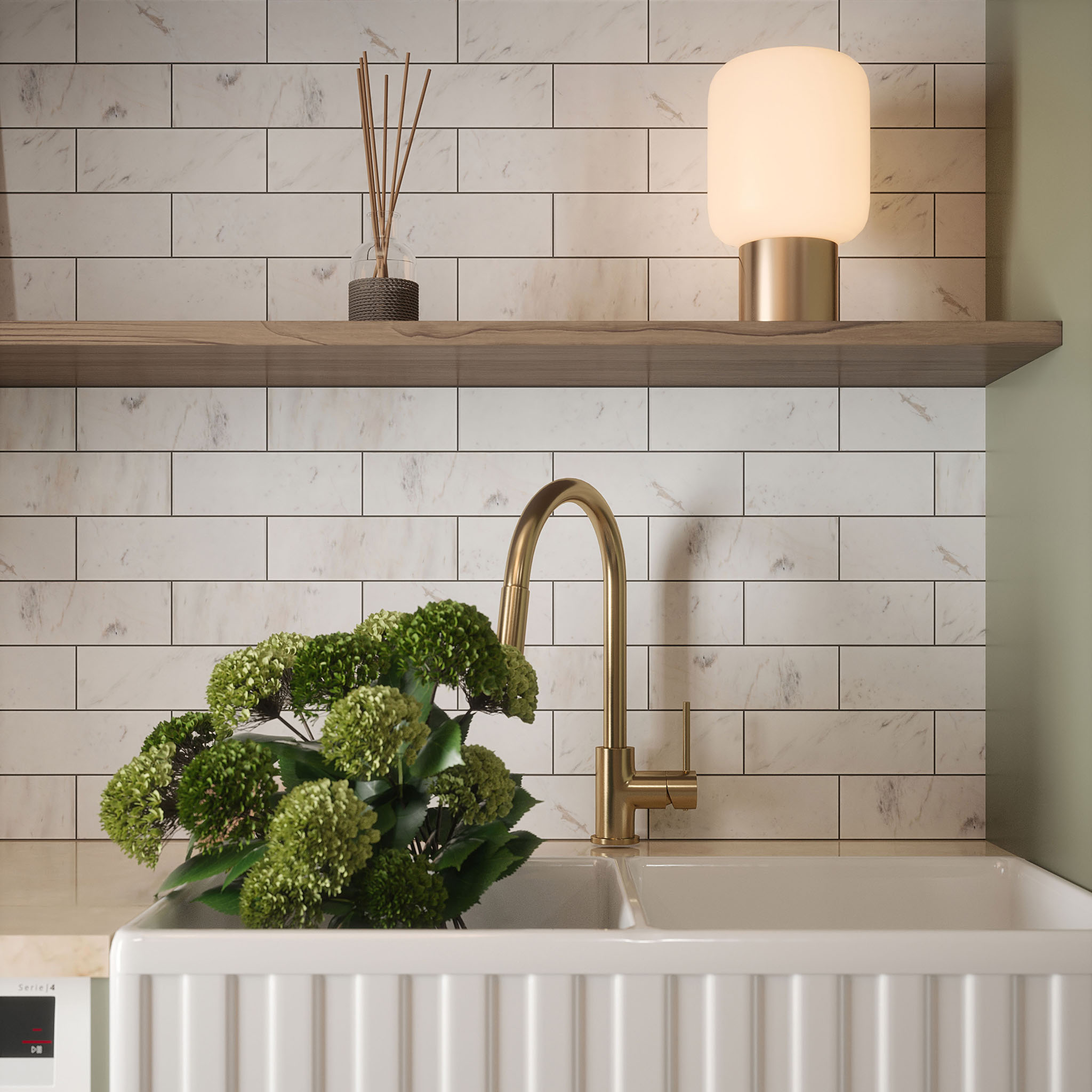 Camellia Field Tile 3” x 9” | Aromaz Home